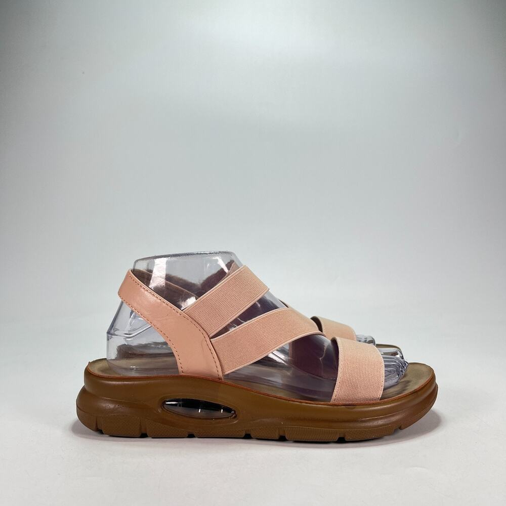 Via Rosa Air Cushion Pink Comfort Casual Strappy Platform Sandals Women's Size 7
